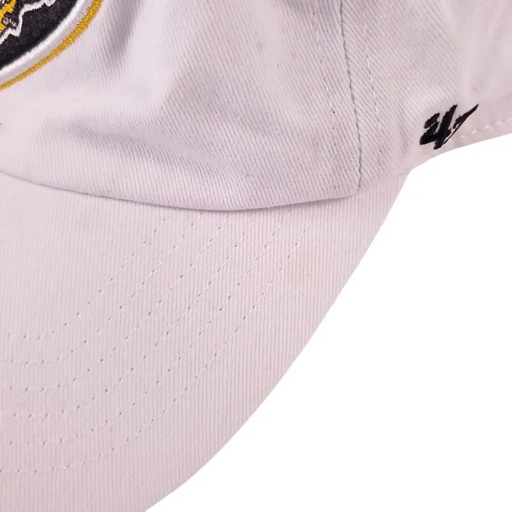 Pittsburgh Penguins 47 Heart NHL Womens White Hart Baseball Hat NWT NEW